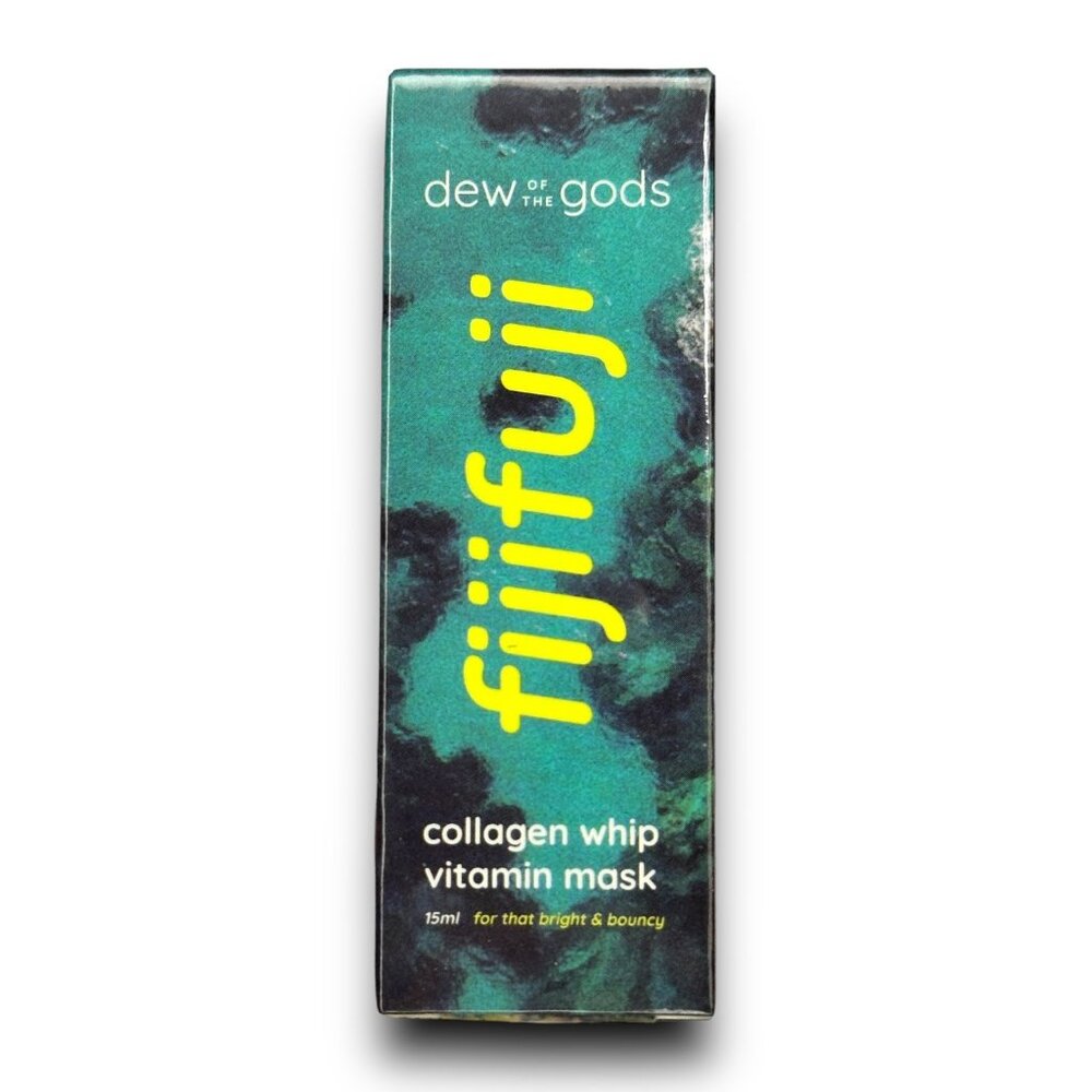 Fijifuji Collagen Whip Vitamin Mask By Dew Of The Gods - 15ml For Bright Radiant